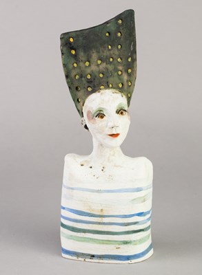 Lot 687 - SALLY MACDONELL (born 1971); an earthenware...