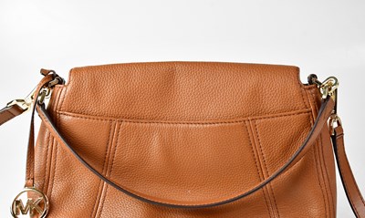 Lot 423 - MICHAEL KORS; a 'Bedford' brown leather...