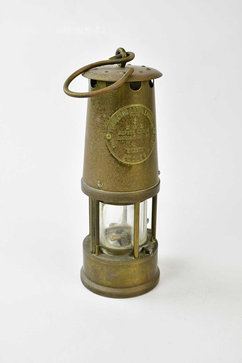 Solid Brass Victorian-Style Coal Miner's Lamp Replica - 9 Inch Tall, Decorative Oil Lamp For Home & Camping - View #5