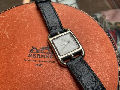 Lot 801 - HERMÈS; a stainless steel Cape Cod Nantucket...