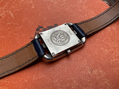 Lot 801 - HERMÈS; a stainless steel Cape Cod Nantucket...