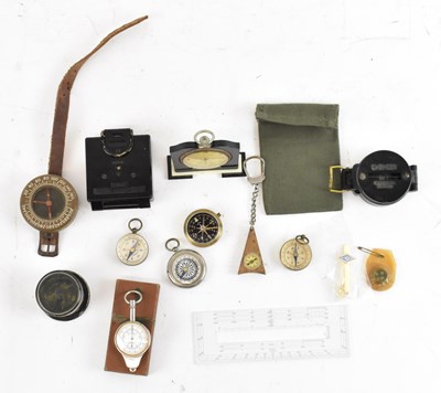 Lot 386 - A group of military and scientific instruments...