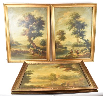 Lot 243 - UNATTRIBUTED; a pair of early 20th century...