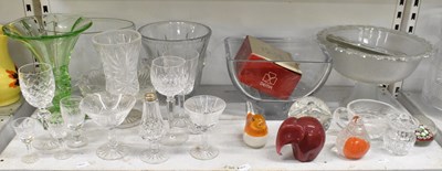 Lot 535 - A quantity of cut and crystal glassware...