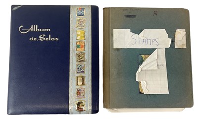 Lot 438 - Two albums of Olympic stamps and an album of...