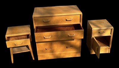 Lot 47 - G-PLAN; a teak mid century four drawer chest,...