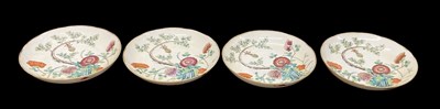 Lot 1147 - A set of four 20th century Chinese porcelain...