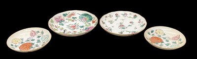 Lot 1174 - A Chinese porcelain floral decorated plate,...