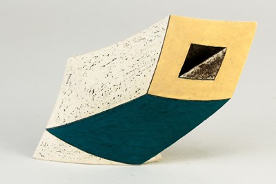 Lot 83 - BEN ARNUP (born 1954); a stoneware trompe...