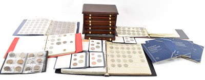 Lot 833 - A quantity of all world coinage in albums and...