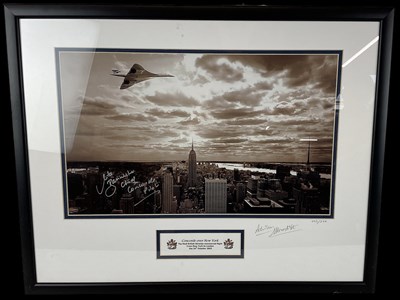 Lot 276 - 'Concorde over New York', the final flight; A...