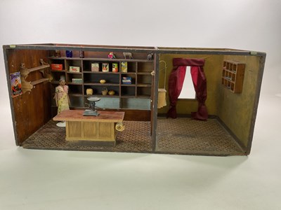 Lot 263 - A German model grocery shop with adjoining...