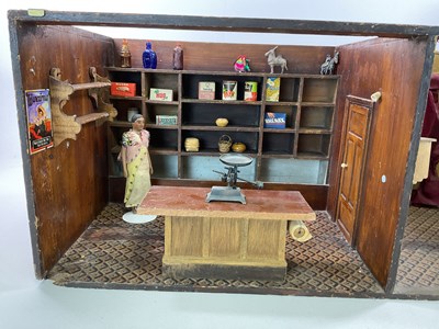 Lot 263 - A German model grocery shop with adjoining...