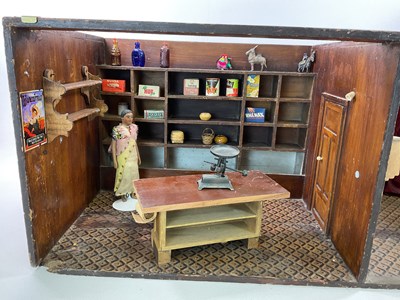 Lot 263 - A German model grocery shop with adjoining...