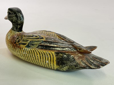 Lot 88 - A wooden decoy type duck.