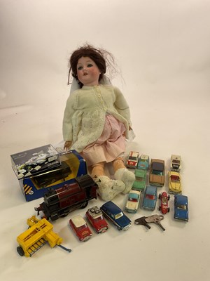 Lot 244 - DINKY AND CORGI; a car and other toy...