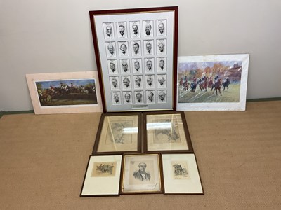 Lot 1538 - UNATTRIBUTED; a group of eight pictures...