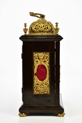 Lot 1500 - A 17th century and later bracket clock, the...