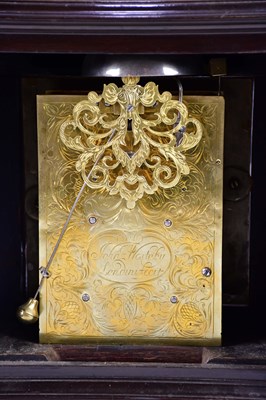 Lot 1500 - A 17th century and later bracket clock, the...