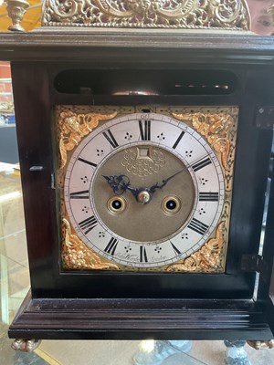 Lot 1500 - A 17th century and later bracket clock, the...