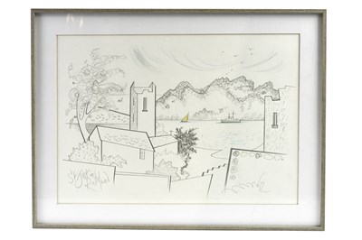 Lot 230 - DAVID WILDE (1918-1978); pencil drawing, 'St...