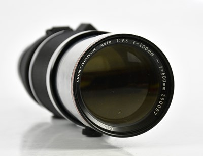 Lot 496 - NIKON; a Zoom-Nikkor Auto 200mm-600mm f9.5...