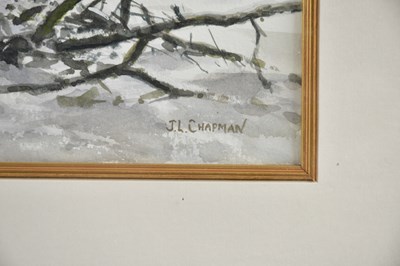 Lot 17 - J L CHAPMAN (20TH CENTURY); watercolour, 'Moss...