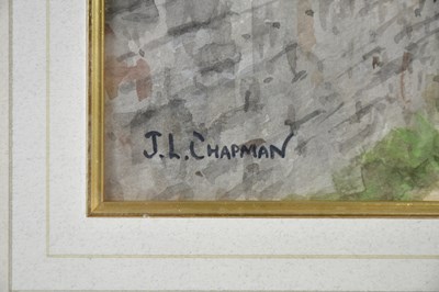 Lot 19 - J L CHAPMAN (20TH CENTURY); watercolour, 'The...