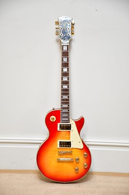 Lot 1084 - A Gibson style Les Paul custom electric guitar,...