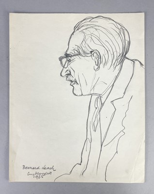 Lot 89 - GUY WORSDELL (1908-1978); 'Bernard Leach', a...