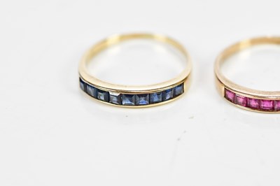Lot 87 - A white metal full eternity ring set with...
