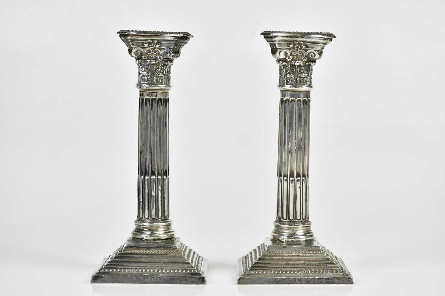 Lot 2077 - BRITTON, GOULD & CO; a pair of George VI...