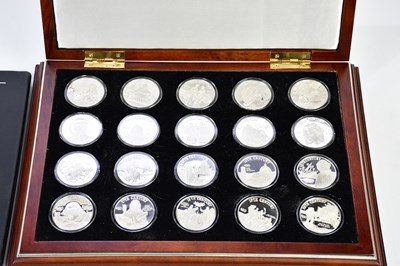 Lot 2556 - THE FRANKLIN MINT; a cased set of twenty...