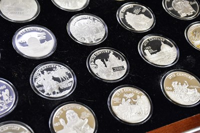 Lot 2556 - THE FRANKLIN MINT; a cased set of twenty...