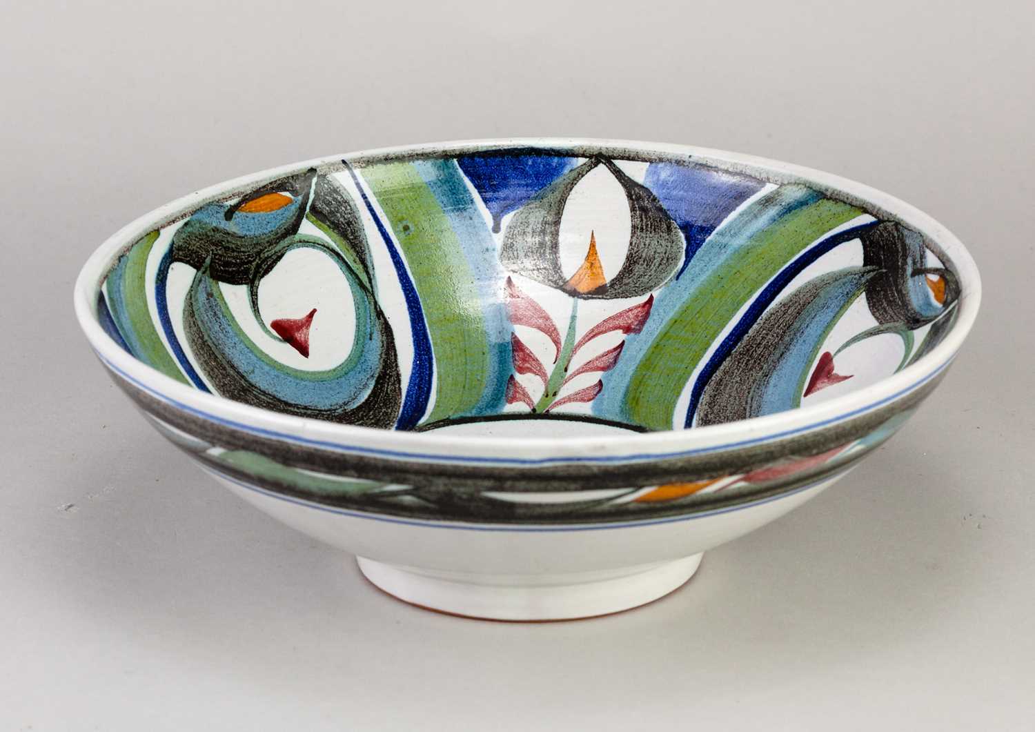 Lot 210 - EDGAR CAMPDEN for Aldermaston Pottery; a tin Lot 210 - EDGAR CAMPDEN for Aldermaston Pottery; a tin