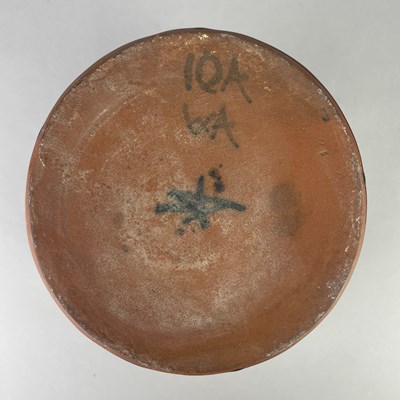 Lot 523 - MIRANDA THOMAS for Aldermaston Pottery; a tin...
