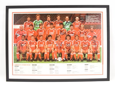 Lot 505 - LIVERPOOL FOOTBALL CLUB; a 1987-88 squad...