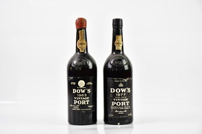 Lot 2803 - PORT; two bottles of Dow's vintage port...