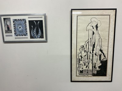 Lot 1493 - RON WOOD;a group of acrylic on paper images...
