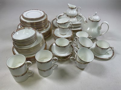 Lot 302 - ROYAL DOULTON; a 'Hardwick' dinner/tea service...