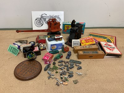 Lot 77 - A quantity of vintage toys including diecast...