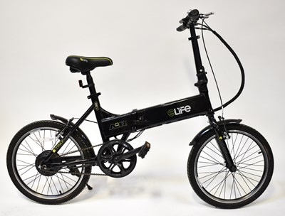 Lot 509 - An Elife Air 36v folding electric bicycle with...