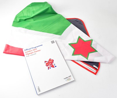 Lot 511 - OLYMPIC GAMES; a Burundi flag used in the 2012...