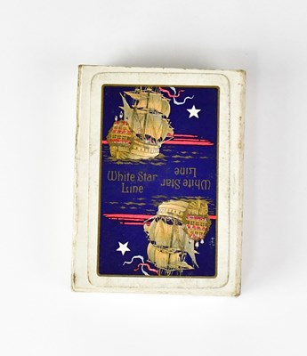 Lot 282 - A pack of White Star line playing cards.