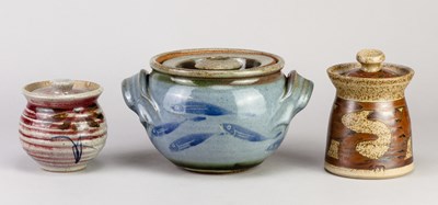 Lot 568 - PENNY McBREEN (born 1951); a small stoneware...