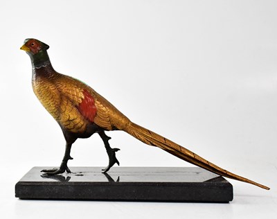 Lot 193 - MANGREB; an Austrian cold painted bronze...