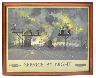 Lot 437 - BRITISH RAILWAYS; a large advertising poster...