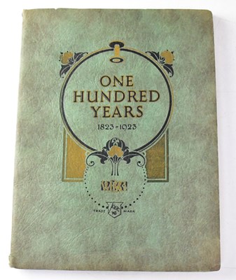 Lot 568 - 'One Hundred Years 1823-1923', a book...