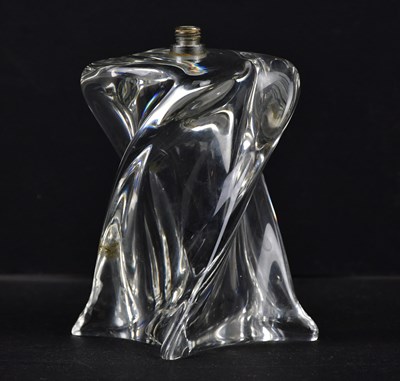 Lot 1584 - SAINT-LOUIS; a crystal perfume bottle (lacking...