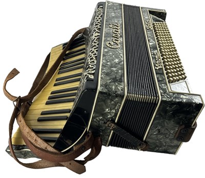 Lot 451 - CASALI III; a cased Italian piano accordion.